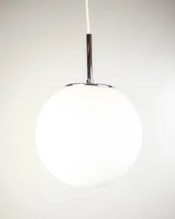 Discount Pamono Scandinavian Ceiling Lamp in Frosted Glass