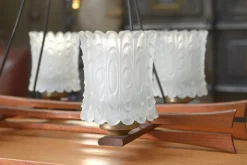 Discount Pamono Scandinavian Crystal Paste Chandelier, 1960s