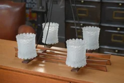 Discount Pamono Scandinavian Crystal Paste Chandelier, 1960s