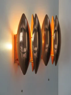 Discount Pamono Scandinavian Kastor Copper Lamps by Jo Hammerbrg for Fog & Morup, Denmark, 1960s, Set of 2