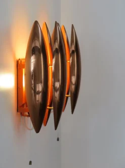 Discount Pamono Scandinavian Kastor Copper Lamps by Jo Hammerbrg for Fog & Morup, Denmark, 1960s, Set of 2