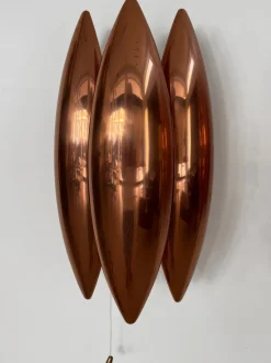 Discount Pamono Scandinavian Kastor Copper Lamps by Jo Hammerbrg for Fog & Morup, Denmark, 1960s, Set of 2