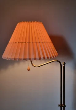 Clearance Pamono Scandinavian Mid-Century Modern Model G-132 Adjustable Floor Lamp in Brass from Bergboms