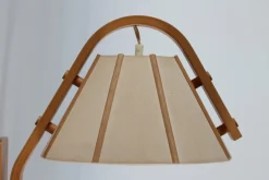 Clearance Pamono Scandinavian Modern Aneta Wall Lamp in Beech by Jan Wickelgren, Sweden, 1970s
