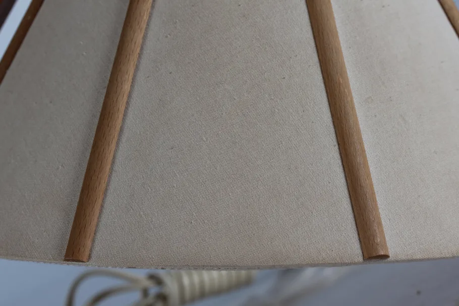 Clearance Pamono Scandinavian Modern Aneta Wall Lamp in Beech by Jan Wickelgren, Sweden, 1970s