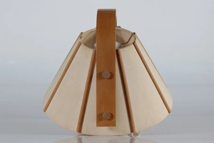Clearance Pamono Scandinavian Modern Aneta Wall Lamp in Beech by Jan Wickelgren, Sweden, 1970s