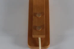 Clearance Pamono Scandinavian Modern Aneta Wall Lamp in Beech by Jan Wickelgren, Sweden, 1970s