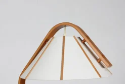 Sale Pamono Scandinavian Modern Beech Aneta Floor Lamp by Jan Wickelgren, Sweden, 1970s