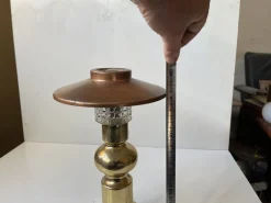 Discount Pamono Scandinavian Modern Copper and Glass Table Lamp by Abo Randers, 1970s