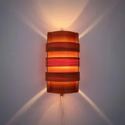 Hot Pamono Scandinavian Modern Pine Wall Light by Hans Agne Jakobsson for Markaryd, Sweden, 1960s