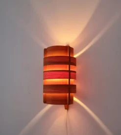 Hot Pamono Scandinavian Modern Pine Wall Light by Hans Agne Jakobsson for Markaryd, Sweden, 1960s