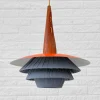 Online Pamono Scandinavian Pendant Lamp in Teak and Metal, 1950s