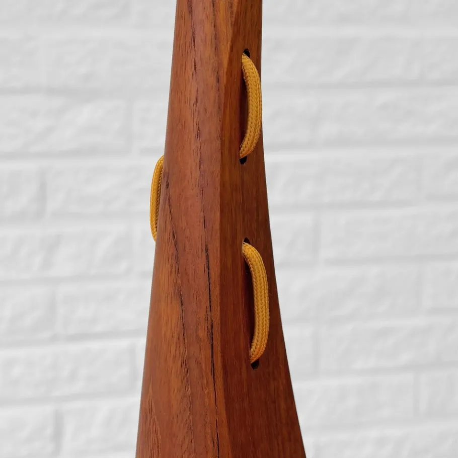 Online Pamono Scandinavian Pendant Lamp in Teak and Metal, 1950s