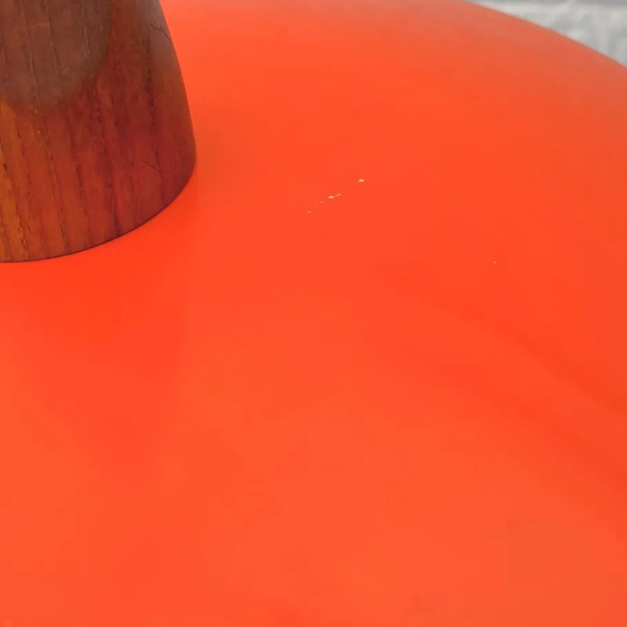Online Pamono Scandinavian Pendant Lamp in Teak and Metal, 1950s