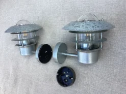 Online Pamono Scandinavian Wall Lights, 1980s, Set of 2