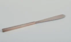 Sale Pamono Scanline Brass Flatware Dinner Set by Sigvard Bernadotte, Set of 15