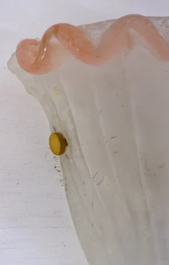 Discount Pamono Scavo Glass Wall Light attributed to Archimede Seguso, 1970s