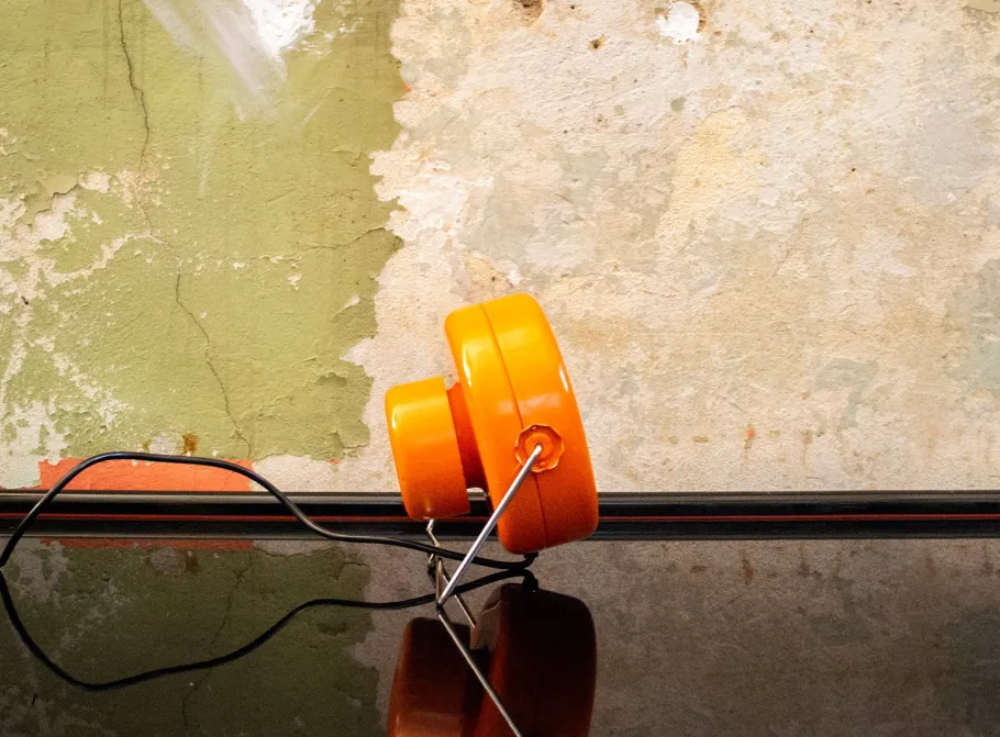 Outlet Pamono Schuko Table Lamp by Achille & Pier Giacomo Castiglioni for Flos, 1966