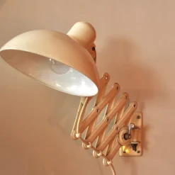 Discount Pamono Scissor Wall Lamp by Christian Dell for Kaiser Idell / Kaiser Leuchten, 1940s
