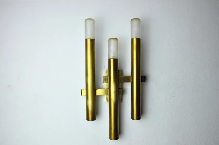 Clearance Pamono Sconce by Gaetano Sciolari for Boulanger, 1990s