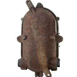 Discount Pamono Sconce in Rust Cast Iron and Clear Glass