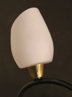 Best Pamono Sconce with Brass and Glass Shades from Lunel, France, 1960s