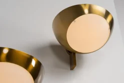 Hot Pamono Sconces attributed to Max Ingrand for Fontana Arte, Italy, 1963, Set of 2