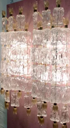 Hot Pamono Sconces by Ercole Barovier for Barovier & Toso, 1950s, Set of 2