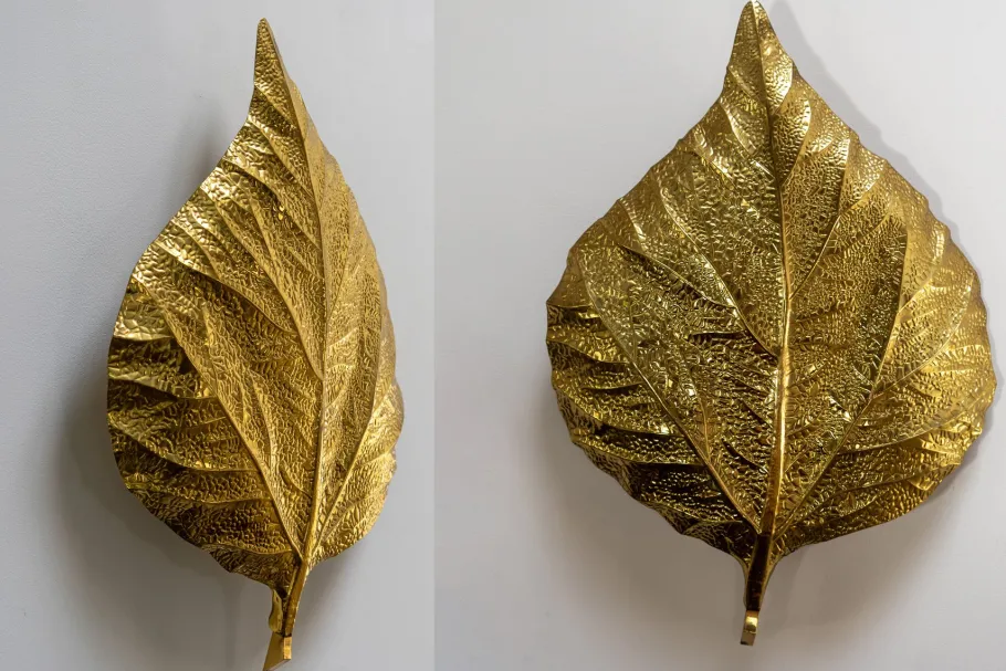 New Pamono Sconces by Tommaso Barbi for G&G Studio e Disegno, 1970s, Set of 2