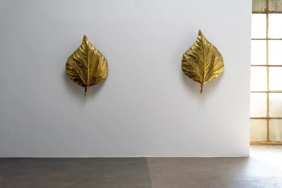 New Pamono Sconces by Tommaso Barbi for G&G Studio e Disegno, 1970s, Set of 2