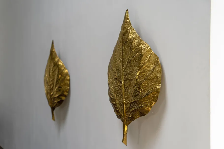 New Pamono Sconces by Tommaso Barbi for G&G Studio e Disegno, 1970s, Set of 2