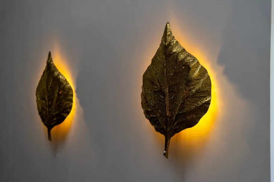 New Pamono Sconces by Tommaso Barbi for G&G Studio e Disegno, 1970s, Set of 2