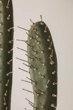 Clearance Pamono Sculptural Cactus Floor Lamp in Travertine and Fiberglass, 1970s