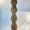 Sale Pamono Sculptural Floor Lamp in Wicker & Rattan