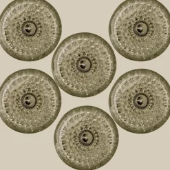 Clearance Pamono Sculptural Glass and Chrome Wall Light from Peill & Putzler, 1970s