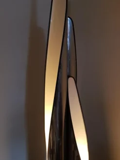 Best Pamono Sculptural Metal Floor Lamp with 3 Light Columns from Stilnovo