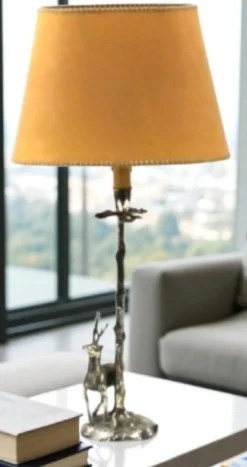 Best Pamono Sculptural Silver-Plated Deer Table Lamp from Valenti Luce, Spain, 1968