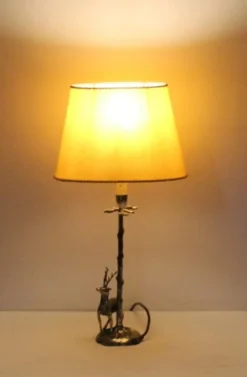 Best Pamono Sculptural Silver-Plated Deer Table Lamp from Valenti Luce, Spain, 1968