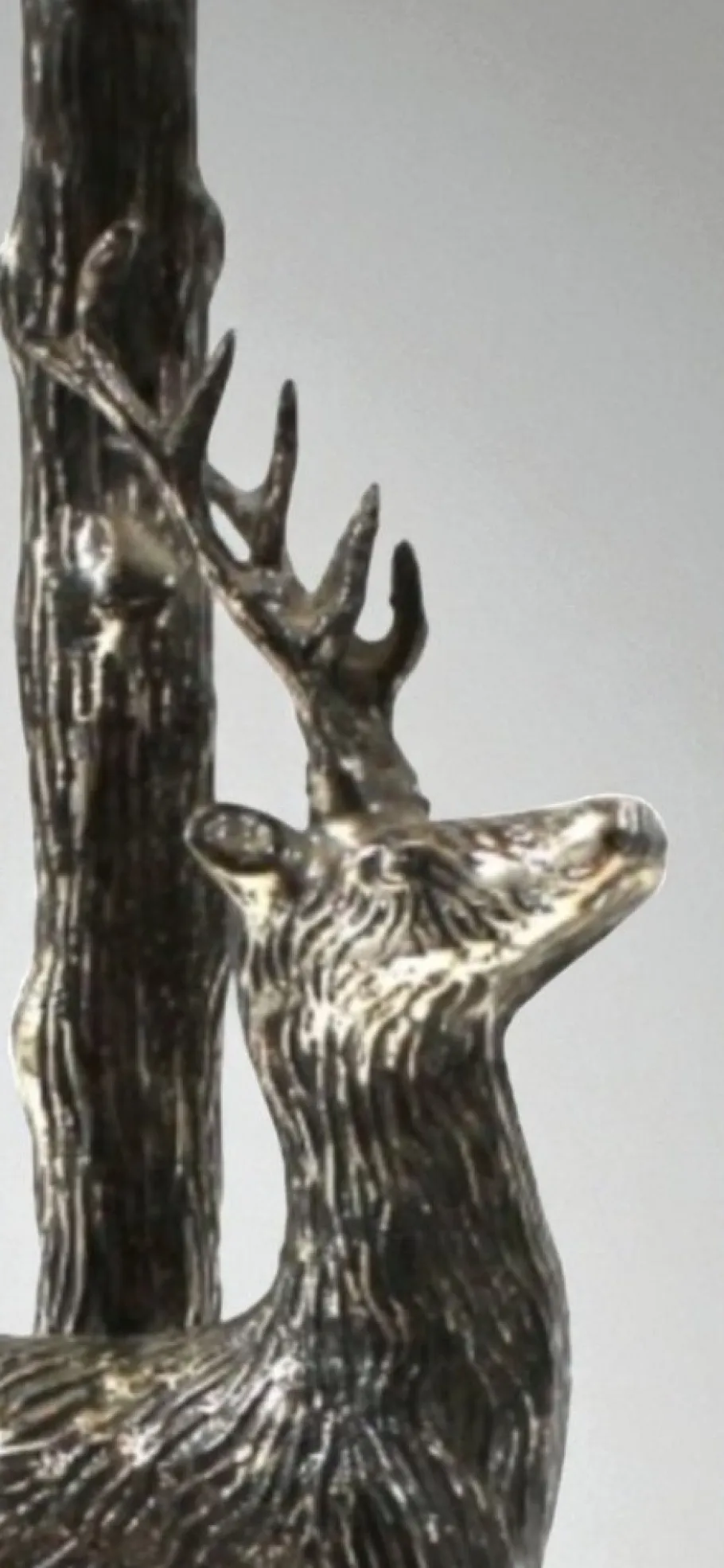 Best Pamono Sculptural Silver-Plated Deer Table Lamp from Valenti Luce, Spain, 1968