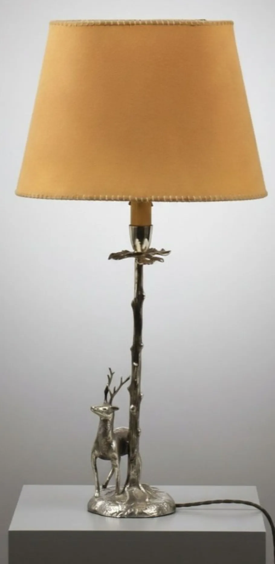 Best Pamono Sculptural Silver-Plated Deer Table Lamp from Valenti Luce, Spain, 1968