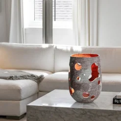 Hot Pamono Sculptural Wide Lantern Vase by Donatas Zukauskas