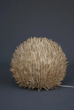 Hot Pamono Sea Urchin Wooden Table Lamp, 1990s