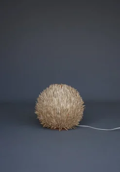 Hot Pamono Sea Urchin Wooden Table Lamp, 1990s