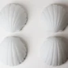 Hot Pamono Seashell Lamp from Glashütte Limburg