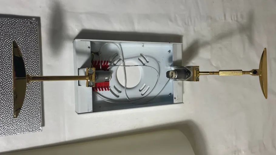 New Pamono Selis PP35 Wall Lamps by Massari and Toso for Leucos, Italy, 1980s