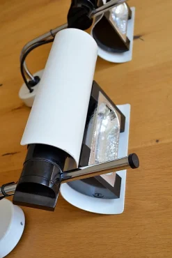 Hot Pamono Series DIM Wall Sconces by Vico Magistretti for Oluce, 1970s, Set of 2