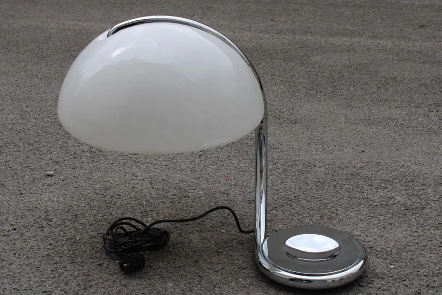 Best Pamono Serpente Table Lamp by Elio Martinelli for Martinelli Luce, 1970s