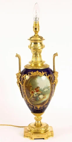 Sale Pamono Sevres Porcelain & Ormolu Table Lamp, 19th Century