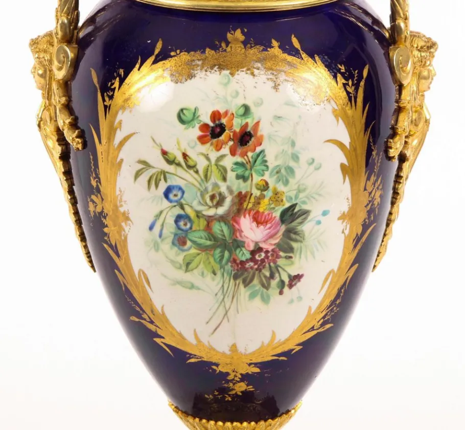 Sale Pamono Sevres Porcelain & Ormolu Table Lamp, 19th Century