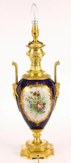 Sale Pamono Sevres Porcelain & Ormolu Table Lamp, 19th Century